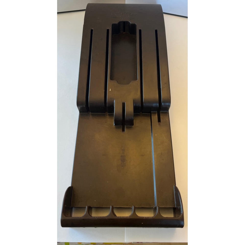 Vintage Cutco Brown 5 Slot Knife Holder Wall Mount In-Drawer Storage Made in USA - Picture 3 of 11